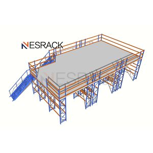 Easy to Assemble Industrial Storage Racking System for Warehouse Mezzanine Platform Rack