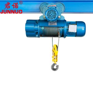 Customized 1 Ton 3 Ton 5ton 10 Ton CD1 MD1 Single Double Beam Girder Electric Wire Rope Hoist with Motorized Trolley