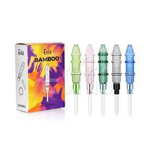 Esigo Smoking Nectar Collector Portable Glass Smoking Accessories DAB Rig Tobacco Nectar Collector with 510 Ceramic Tip and Glass Clear Bowl and Box
