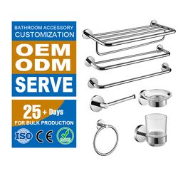 Custom Precision Stainless Steel 304 Bathroom Fittings/Towel Rack/Paper Holder for Bathroom Accessories