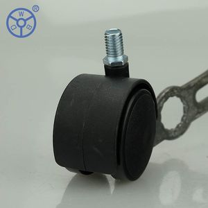 Factory 2 Inch Office Chair Caster Furniture Plastic PU Nylon Swivel Castor Wheel
