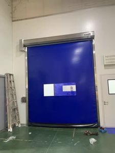 Safety Sensor PVC Rapid Door Automatic High Speed Fast Rolling Shutter for High Traffic Workshop