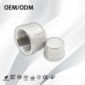 Stainless Steel Customize Corrosion Resistant Investment Casting Female Male Pipe End Cap
