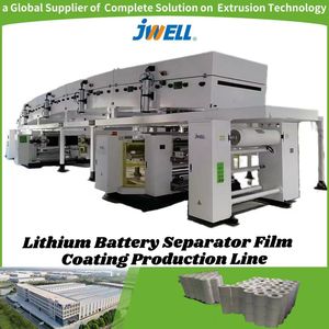 Jwell New Energy Eco-Friendly Lithium Battery PP Separator Film Coating Production Machine Line Suitable for Water/Oil Solvent Type High Line Speed& Energy Save