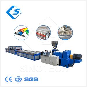 Plastic Extruder for WPC Furniture Board Extrusion Machine Plastic Profile PVC Skirting Baseboard Making Machine