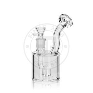 Eg High Quality Clear Borosilicate Glass Water Pipe for Smoking with Showerhead Percolator