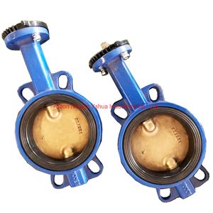 Ductile Iron Cast Iron Wafer Butterfly Valve