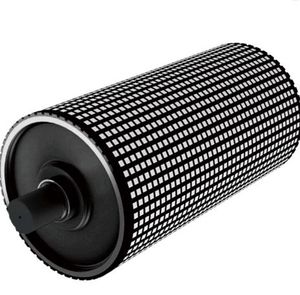 Rubber Coated Conveyor Roller Belt Conveyor Roller Steel Drum