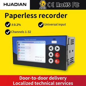 Paperless Recorder Temp Logger Voltage Datalogger Temperature Humidity Recorder Pressure and Temperature Chart Recorder