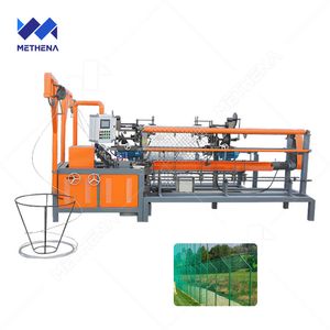 Manual Operated Wire Mesh Metal Net Chain Link Fence Making Machine