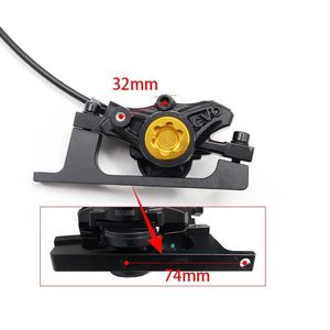 Cvo High Quality Right Front Oil Brake 185mm Folding Bike Oil Brake Durable Electric Motorcycle & Bicycle Brake Set