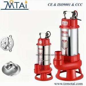 Stainless Steel Cutting Submersible Electric Sewage Centrifugal Drainage Water Pump