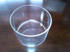 Borosilicate Glass Jar with Airtight Bamboo Lid for Food Storage