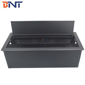 Office Furniture Aluminum Alloy Square Wire Hole Cover Desktop Grommet Hole Cable Cover Computer Desk Grommet