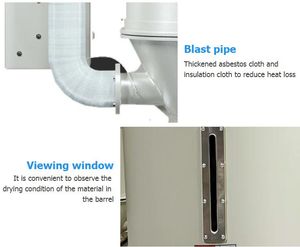 PVC Plastic Hot Air Dryer for Plastic Recycling