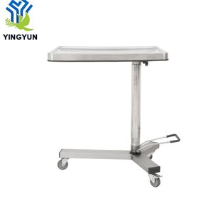 Hospital Furniture Surgical Instruments 304 Stainless Steel Medical Hydraulic Trolley Cart