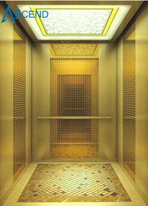 Customized Elevator Lift Titanium Plating Cabin with Premium Material