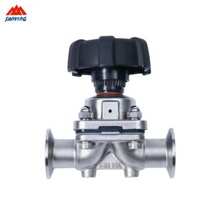 Sanying Sanitary Stainless Steel Diaphragm Valve for Pharmaceutical and Food Industries