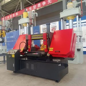 G4240 Band Saw Machine Can Be Equipped with Automatic Feeding for Horizontal Steel Bar Cutting