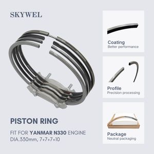 Yanmar N330 Piston Ring 2654-22 for Marine Diesel Engine