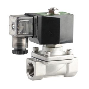 Xhnotion 2n Series 2 Way Stainless Steel G1/2 Normally Closed Solenoid Valve