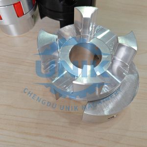 Aluminum Spider Jaw Flexible Coupling, Ball Screw Shaft/ Elastomer Coupling