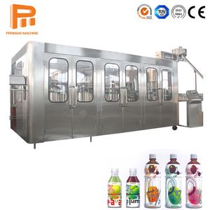 Automatic Pet Small Bottle Mango Orange Apple Grape Juice Soft Drink Water Beverage Processing Bottling Filling Machine
