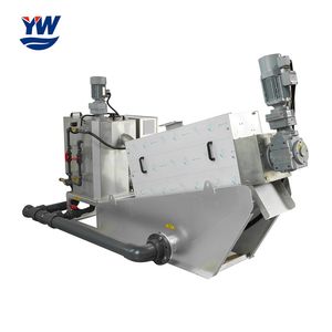 Waste Water Treatment Screw Press Sludge Dewatering Filter