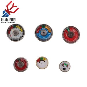 Cost-Effective Choice 23mm 30mm 37mm Pressure Gauges for Fire Extinguisher Pressure Gauge