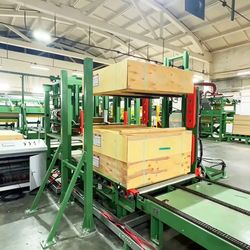 Intelligent Automatic End of Line Strapping Packaging Machine for Plywood