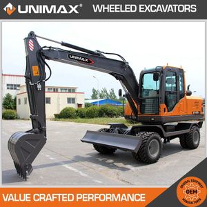 Libra L Series Wheel Excavators Wheeled Digger Rubber Tire Excavator Tire Excavator Bucket Wheel Excavator Small Bucket Wheel Excavator Mini Wheel Excavator