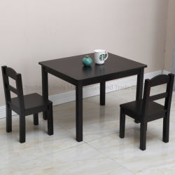 Wooden Kids Table and Chairs Nursery Furniture Wooden Child Study Table and Chair