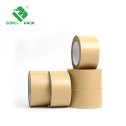 Water Activated Kraft Paper Gummed Tape Paper Packing Adhesive Tape