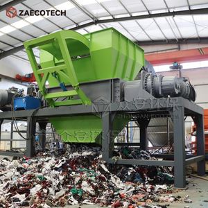 Msw Shredder for Sale Double Shaft Municipal Solid Waste Shredding Machine
