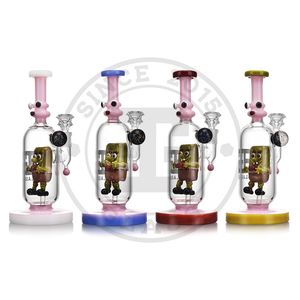 Eg Glass Sponge-Bob Heady Glass Rose Smoking Accessories Glass Hookah Shisha Oil Rig Glass Smoking Pipe