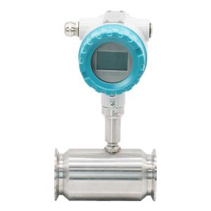 Good Quality 304 316 Stainless Steel Clamp Liquid Turbine Flowmeter