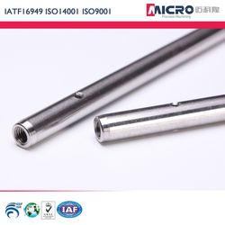 ISO Certified Heat Treated CNC Machined Micro Worm Gear Shaft for Fan Motors, Respirators, Medical Beds and Dental Tools