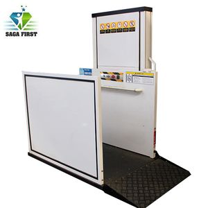 Waterproof 3m Small Electric Vertical Platform Wheelchair Lift for Disabled Home