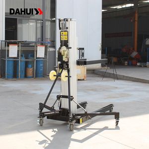 Working Platform Aluminum Hand Crank Lift for Various Indoor and Outdoor Sites