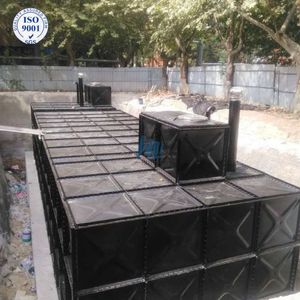 Gsc Bdf Underground Water Storage Tank Pressed Steel Sectional Modular Underground Rainwater Tank
