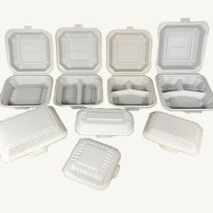 Eco Friendly Lunch Food Container Disposable Disposable Food Container Corn Starch Disposable Lunch Boxes