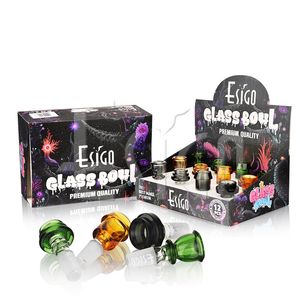 Esigo Glass Hot Selling Display B2 Bowl Dry Herb Glass Smoking Accessories Glass Water Pipe