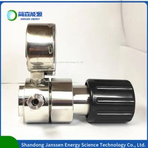 1/4 Inch NPT Brass Mini Gas Air Pressure Valve Regulator Compressed with Table