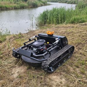 Garden Automatic Mini Electric Petrol Gasoline Crawler Tractor Remote Control Auto Zero Turn Grass Cutter Cordless Ride Sickle Lawn Mower