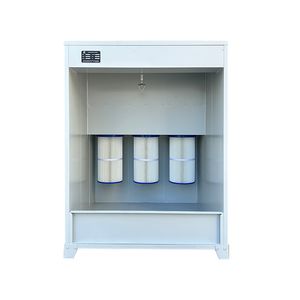 Economic Cost-Effective Manual Powder Coating Spray Booth with Cartridge Filter