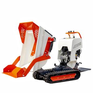 Small Site Self Loading Tracked Mini-Dumper Hydraulic Diesel Sur Chenille Truck 500kg Crawler Track Mini Dumper for Sale