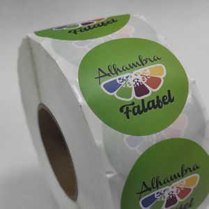 Custom Blank Sticker Tape Roll Double-Side Selvage Fabric Self Adhesive Label