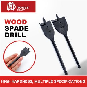 6-40mm Hex Shank Three Point Flat Wood Drill Bits for Wood Spade Drill