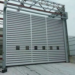 Industrial Roller Shutter Door Automatic Aluminum High Speed Door Aluminum Spiral Door Security Fast Rolling Door Fast Warehouse Door Fast Garage Door Price