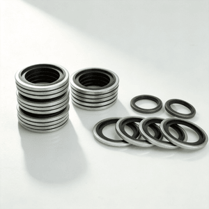 316 Stainless Steel Dowty Seal Gasket NBR Rubber Bonded Seal